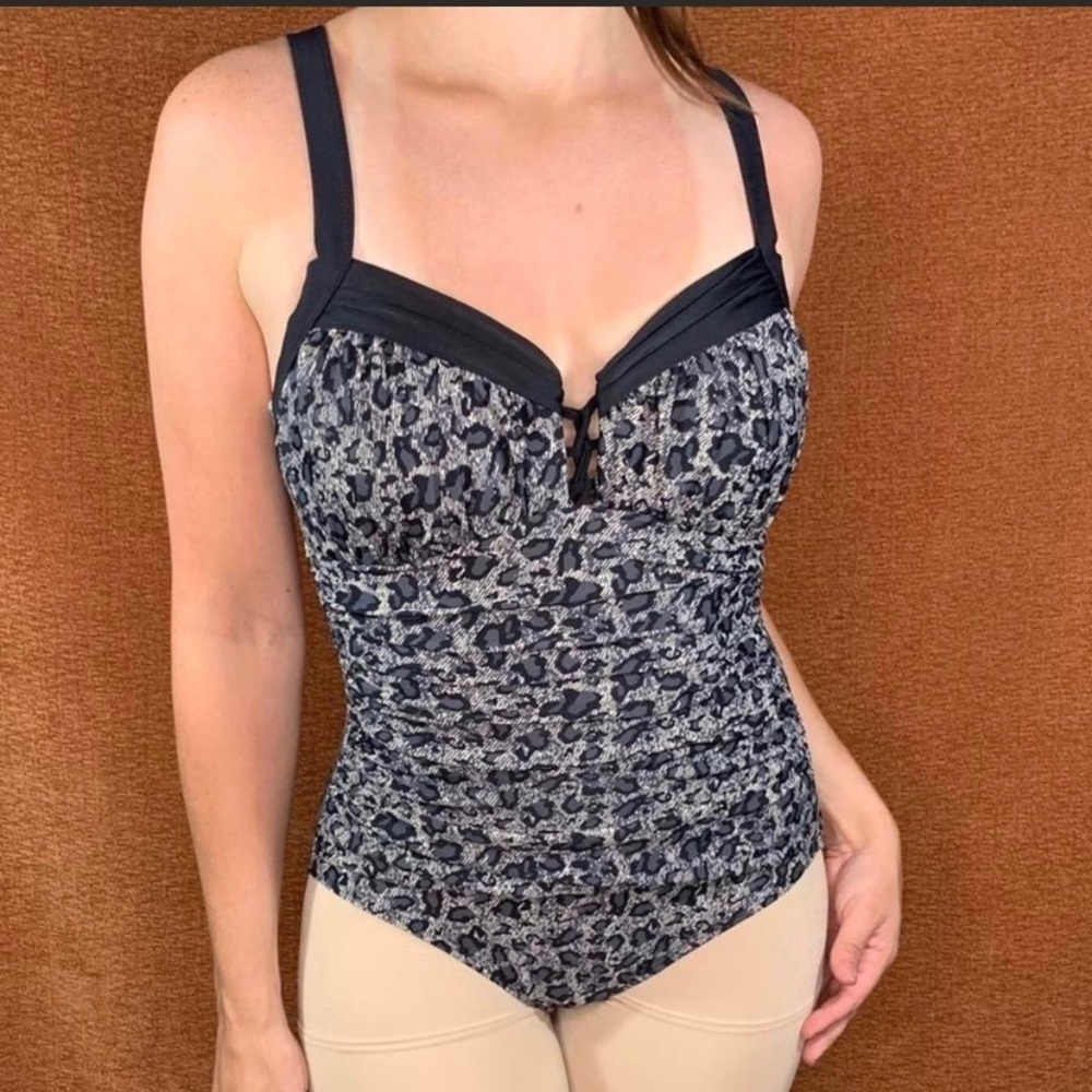Shore Shapes Swimwear One Piece Leopard Print